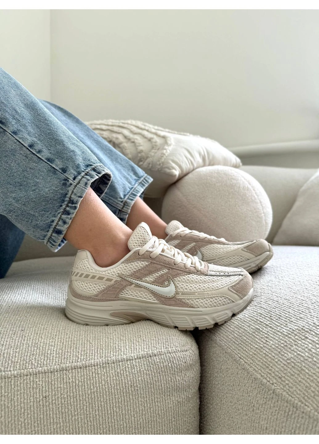 Бежеві літні кросівки nike initiator beige найк інітіатор No Brand