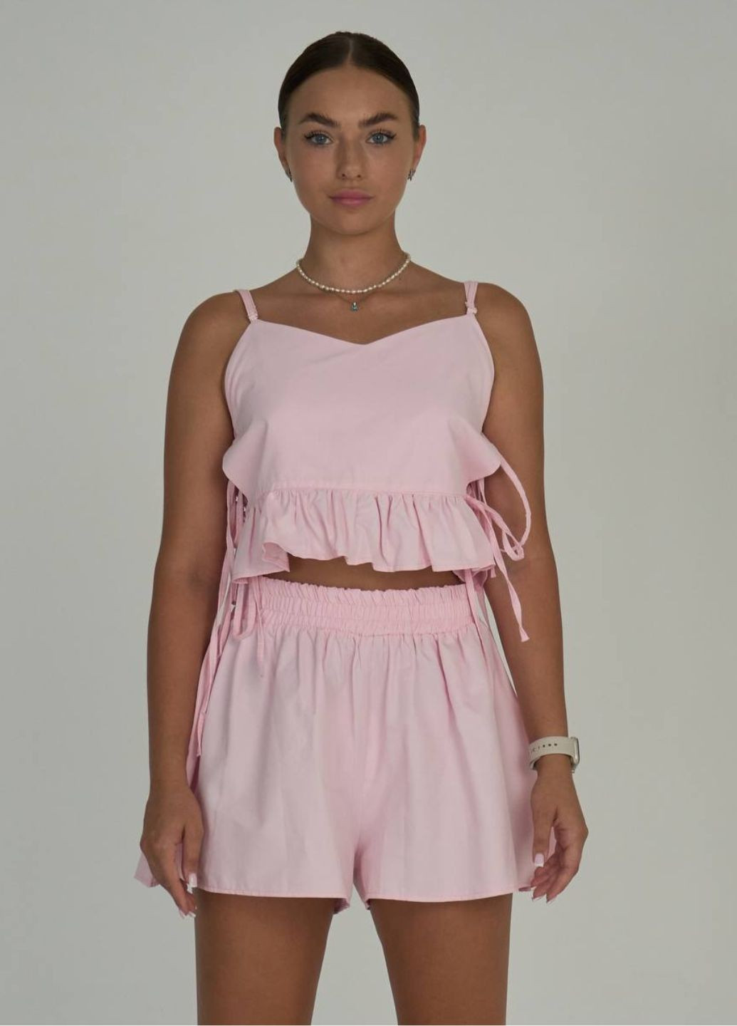 Костюм двойка: Топ на тонких бретельках и шортах Tik-Tak (324389164)