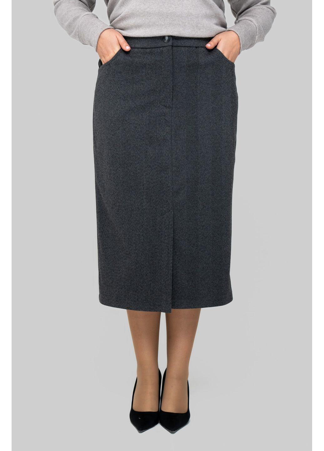 Спідниця прямого силуету на трикотажній підкладці All Posa (ap102143p) A'll Posa (360919941)