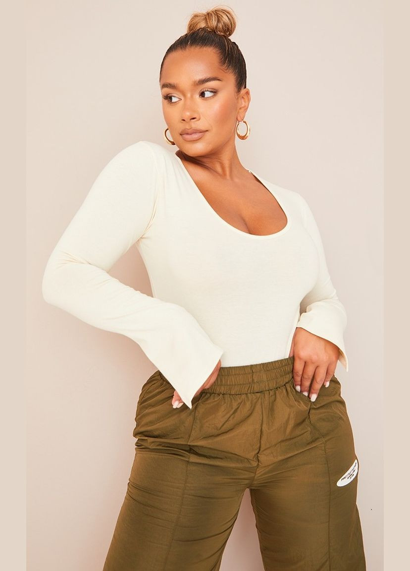 Бесцветная боди PrettyLittleThing