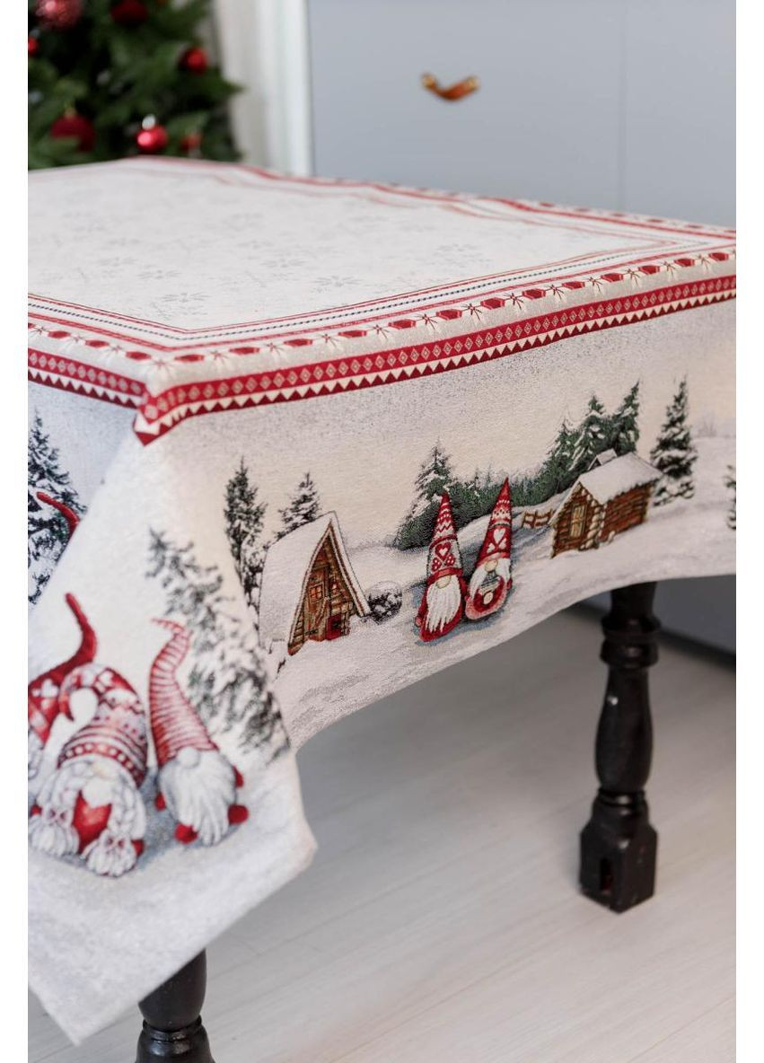 Скатертина гобеленова Snowfall 135х350 см Прованс (367261769)