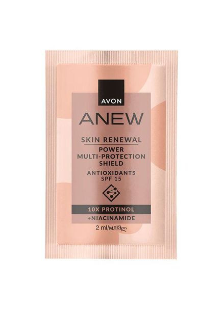 Avon Пробный образец Anew восстанавливающий и защищающий кожу дневной крем SPF 15 2ml — Крем, (332998532)