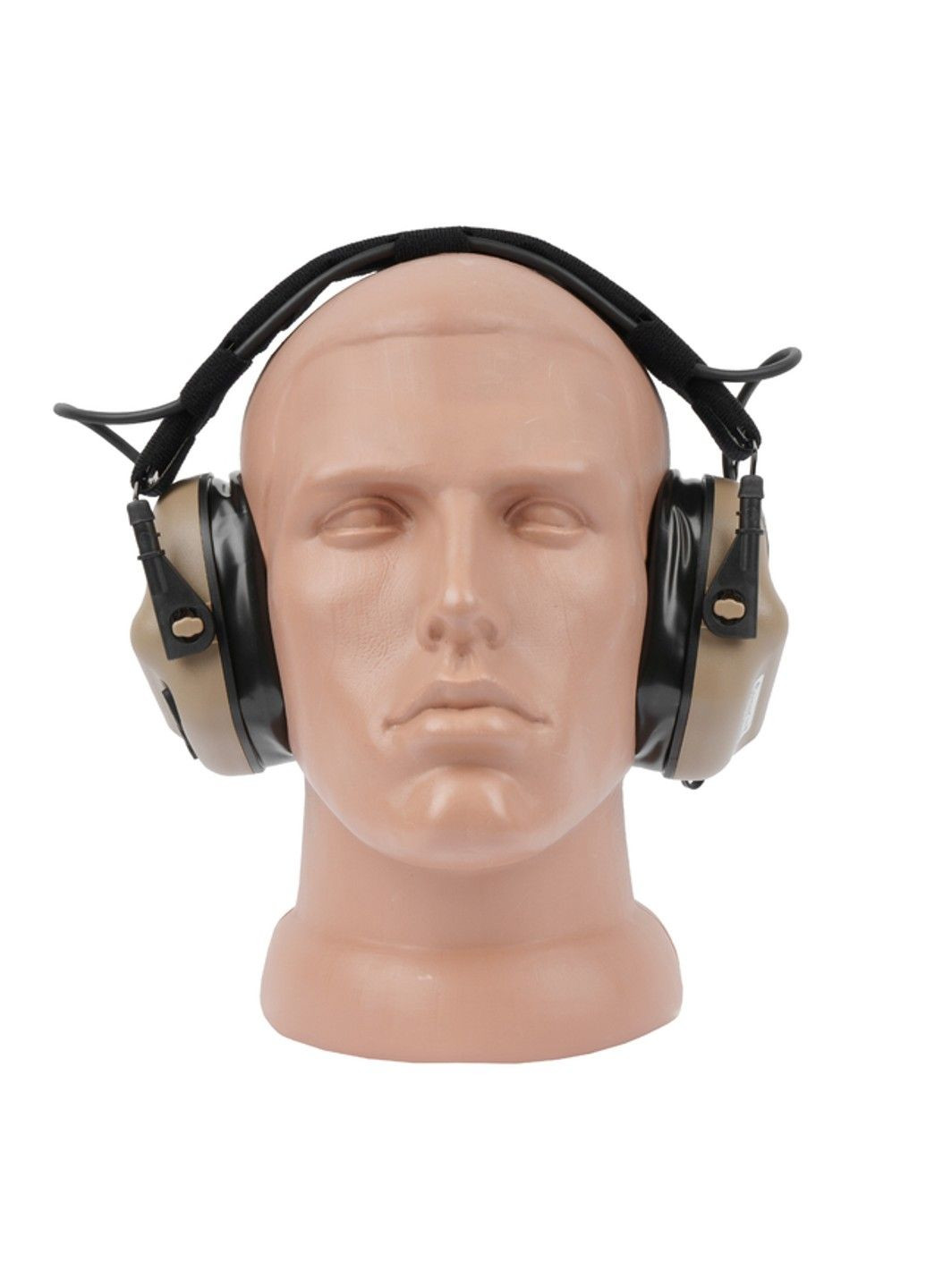 Активные защитные наушники Earmor M31 Plus с креплением Чебурашка Earmor M16A (Койот) No Brand (332636906)