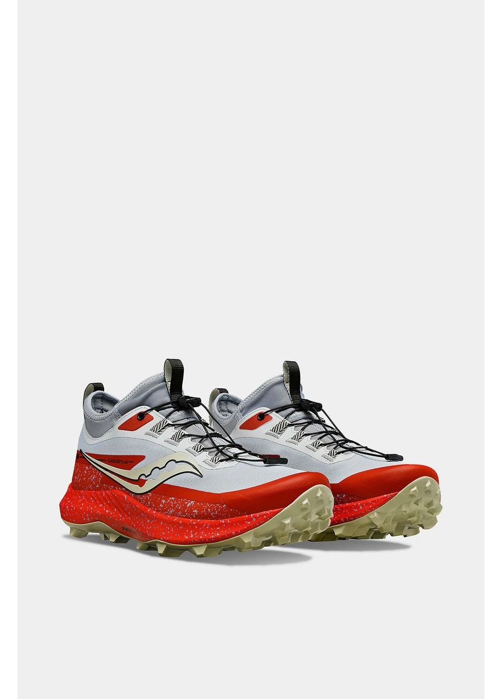 Комбіновані кросівки peregrine 13 st white/red s20840-105 демісезон Saucony