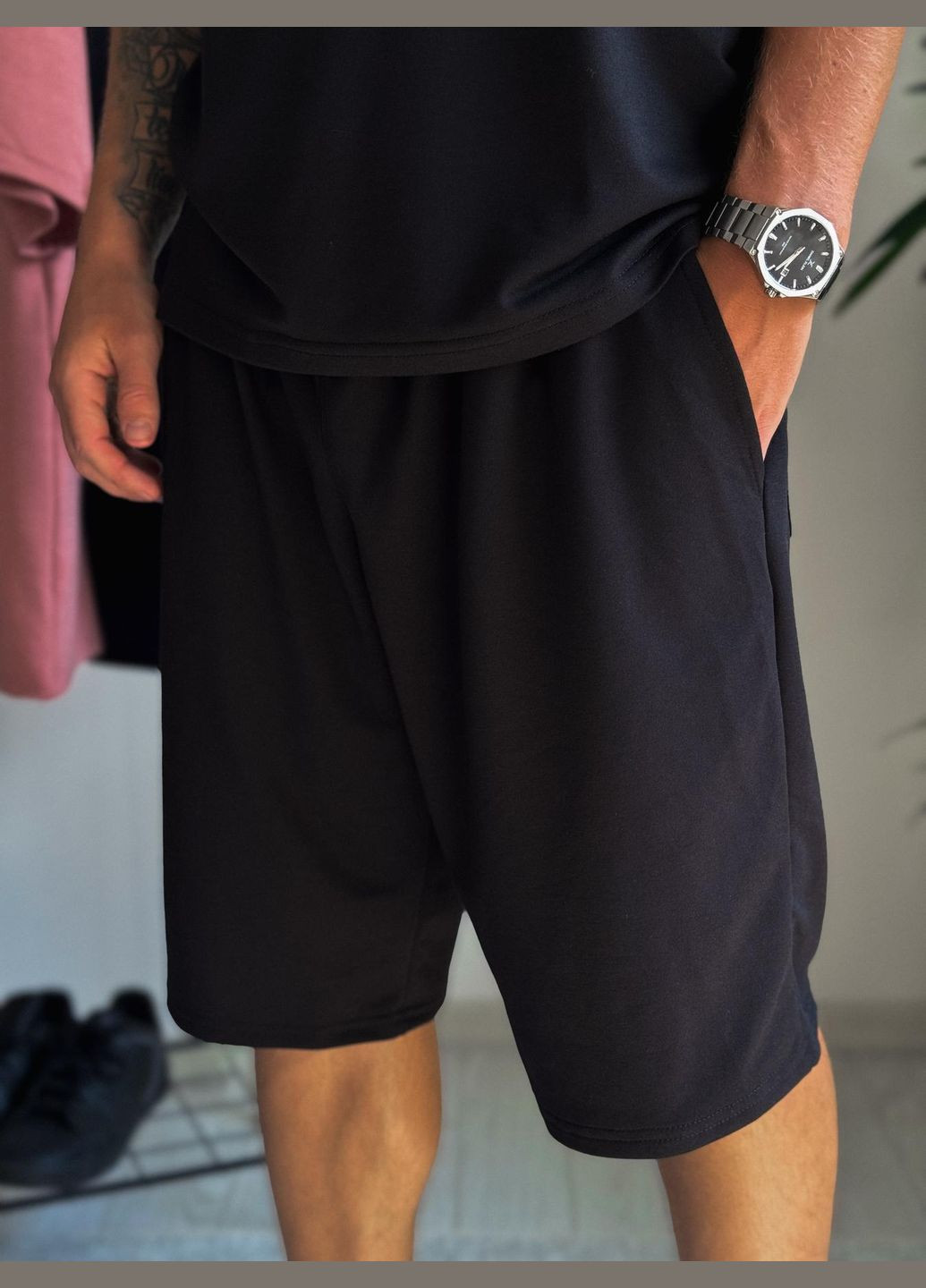 Чорний літній літній комплект No Brand