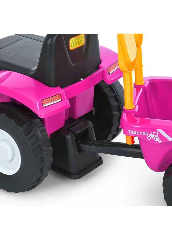 Дитячий електромобіль трактор із причепом, каталка-толокар із мотором Bambi (371646656)