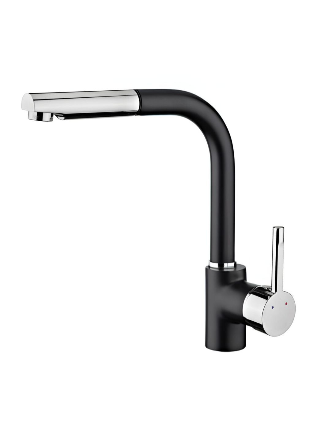 Кухонний змішувач з висувною лійкою Q411MB Valeso (364359120)