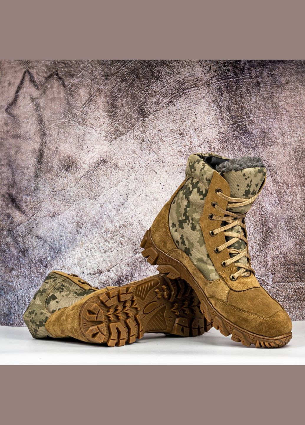 Зимние Мужские Тактические Берцы. 36-50р Койот. Усиленный носок и пятка! MBZM-1009 No Brand (301148095)