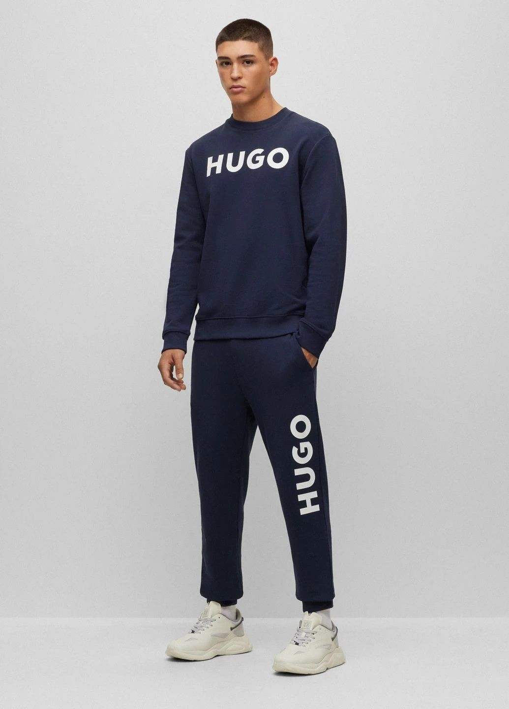 Темно-синий свитшот мужской hugo Hugo Boss (327040922)