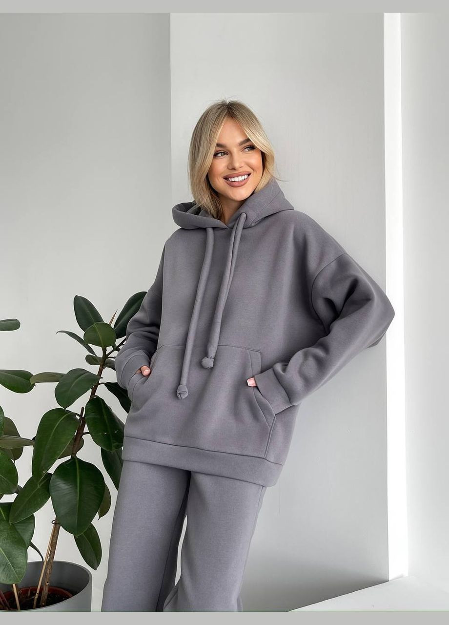 Теплий жіночий костюм із капюшоном Fashion (303398341)