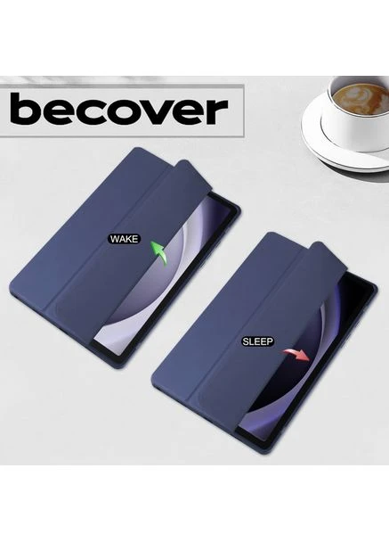 Чехол-книжка Soft Edge с креплением для стилуса для Samsung Galaxy Tab A9 Plus SM-X210/SM-X215/SM-X216 11.0" Deep Blue BeCover (393770977)