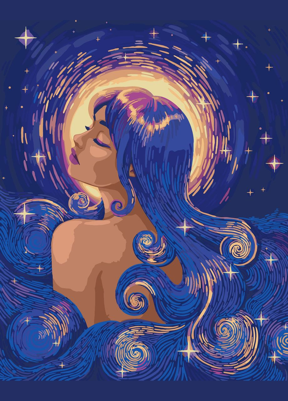 Картина за номерами Ніжна дівчина 40*50 см 10146-AC Art Craft (321968470)