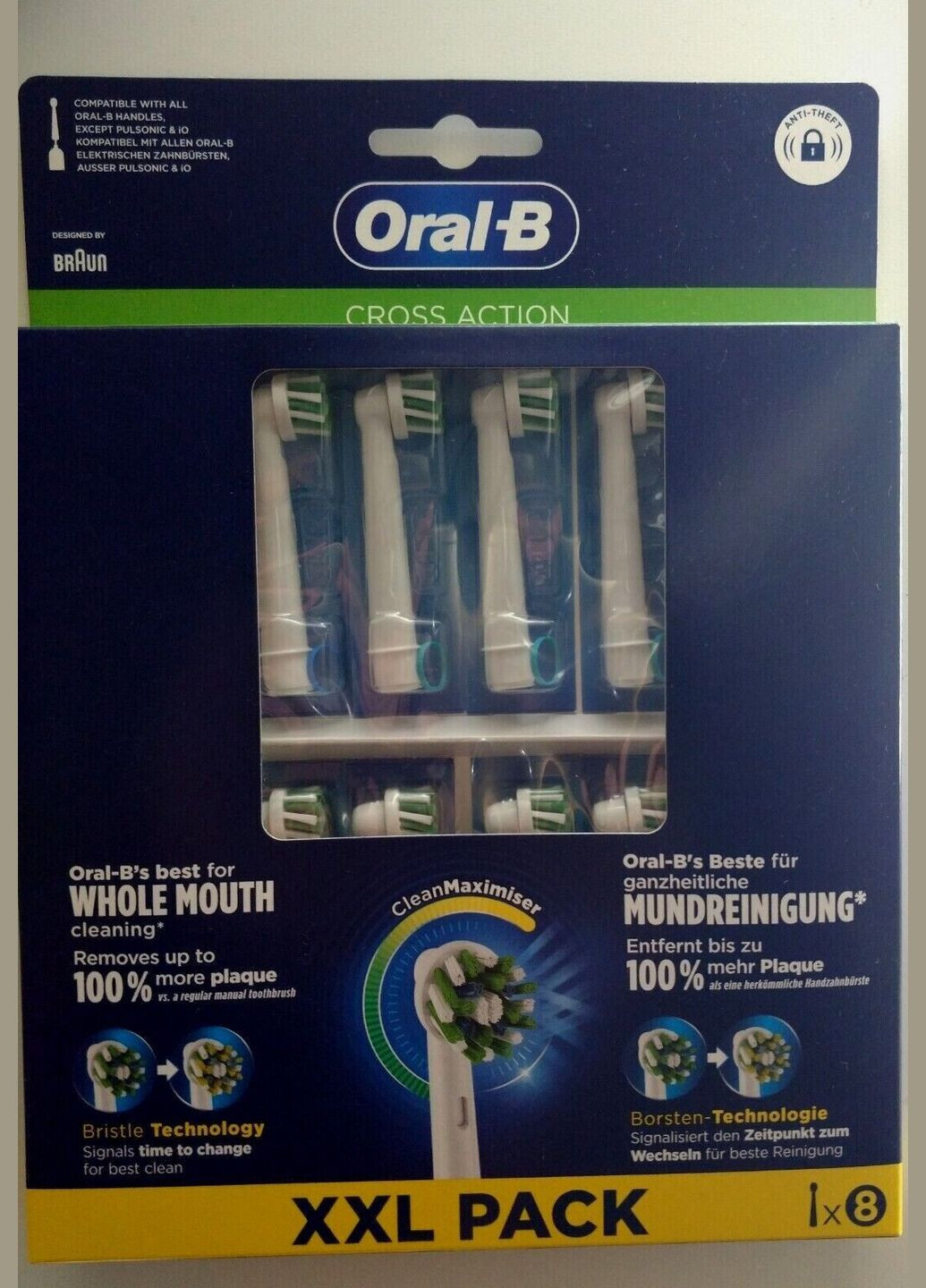 Змінні насадки Cross Action White 8 шт Oral-B (314524500)