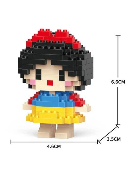 Детский 3D конструктор / пазл "Белоснежка" развивающей высотой 6.6 см Bricks (370802659)