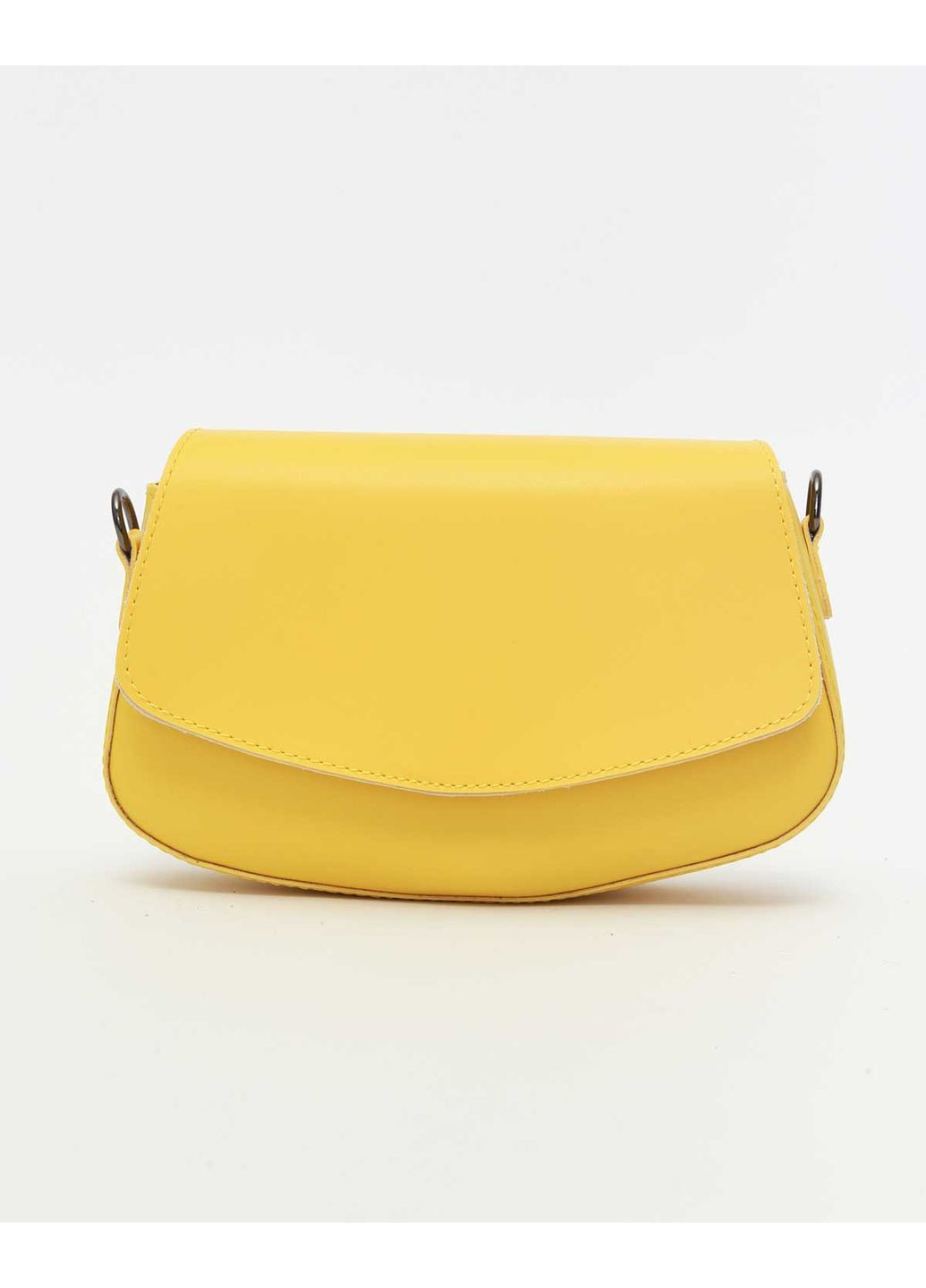 Жіноча сумка клатч жовта екошкіра для молоді з плечовим ременем та блискавкою ProDobro (367264321)