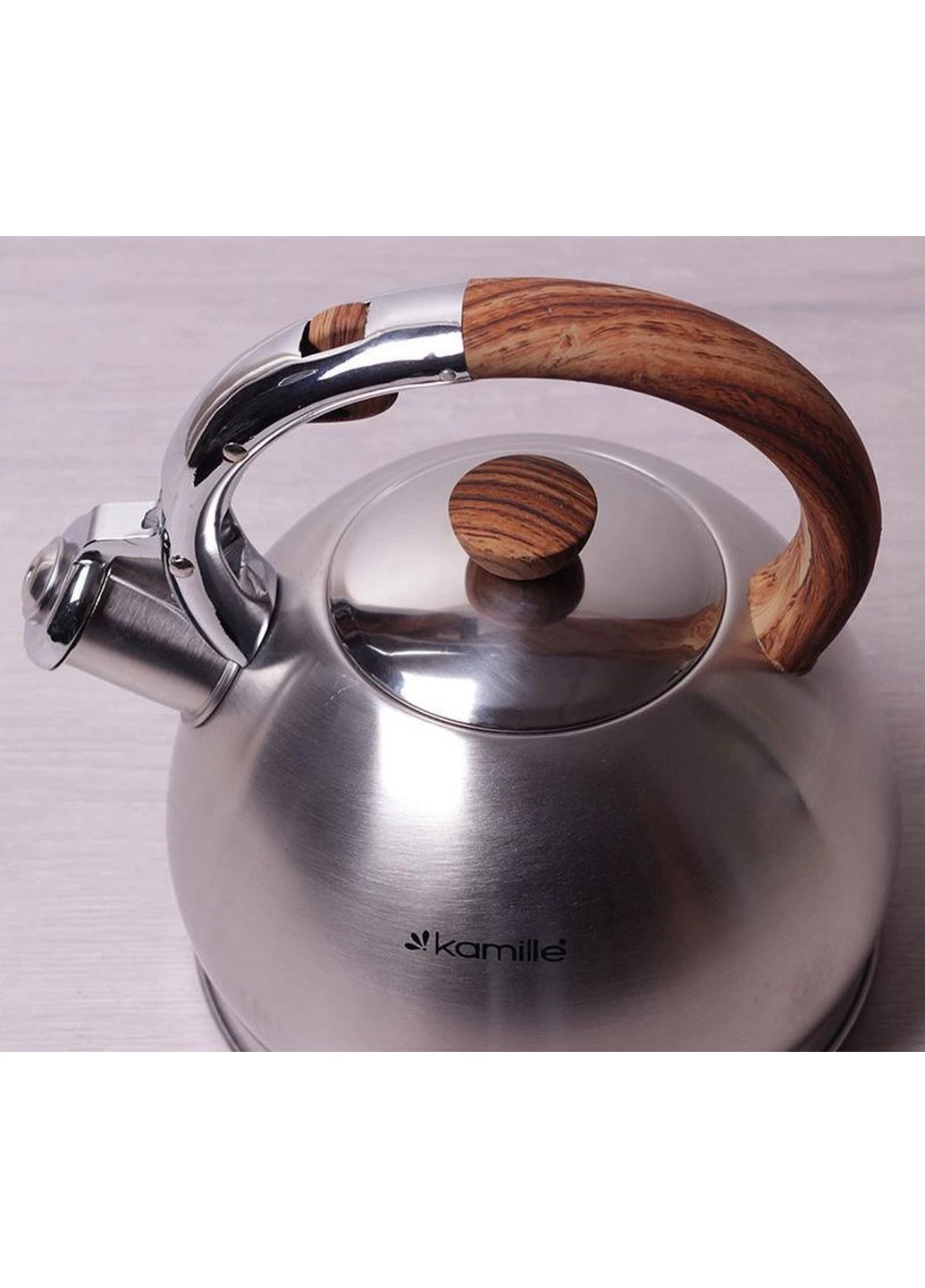 Чайник Whistling Kettle 2л зі свистком Ø16,5х20 см Kamille (289363245)
