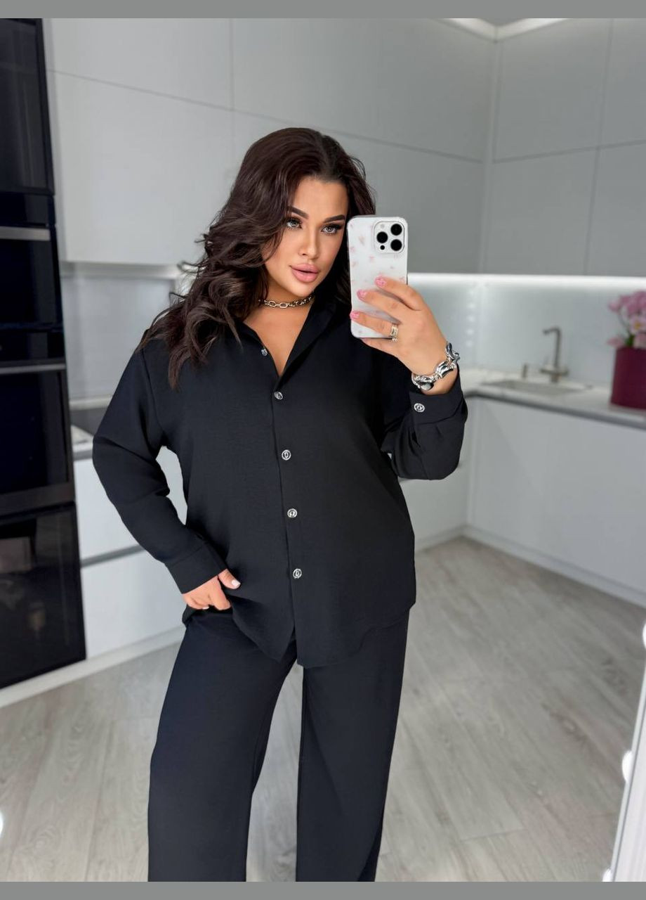 Стильный костюм двойка - брюки + рубашка Style Point (334292773)