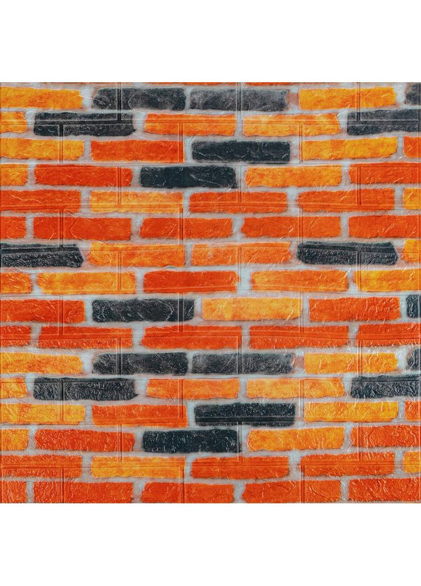 Самоклеюча 3D панель 700х770х3мм Матова Катеринославська цегла love-shopping Sticker Wall (355798701)
