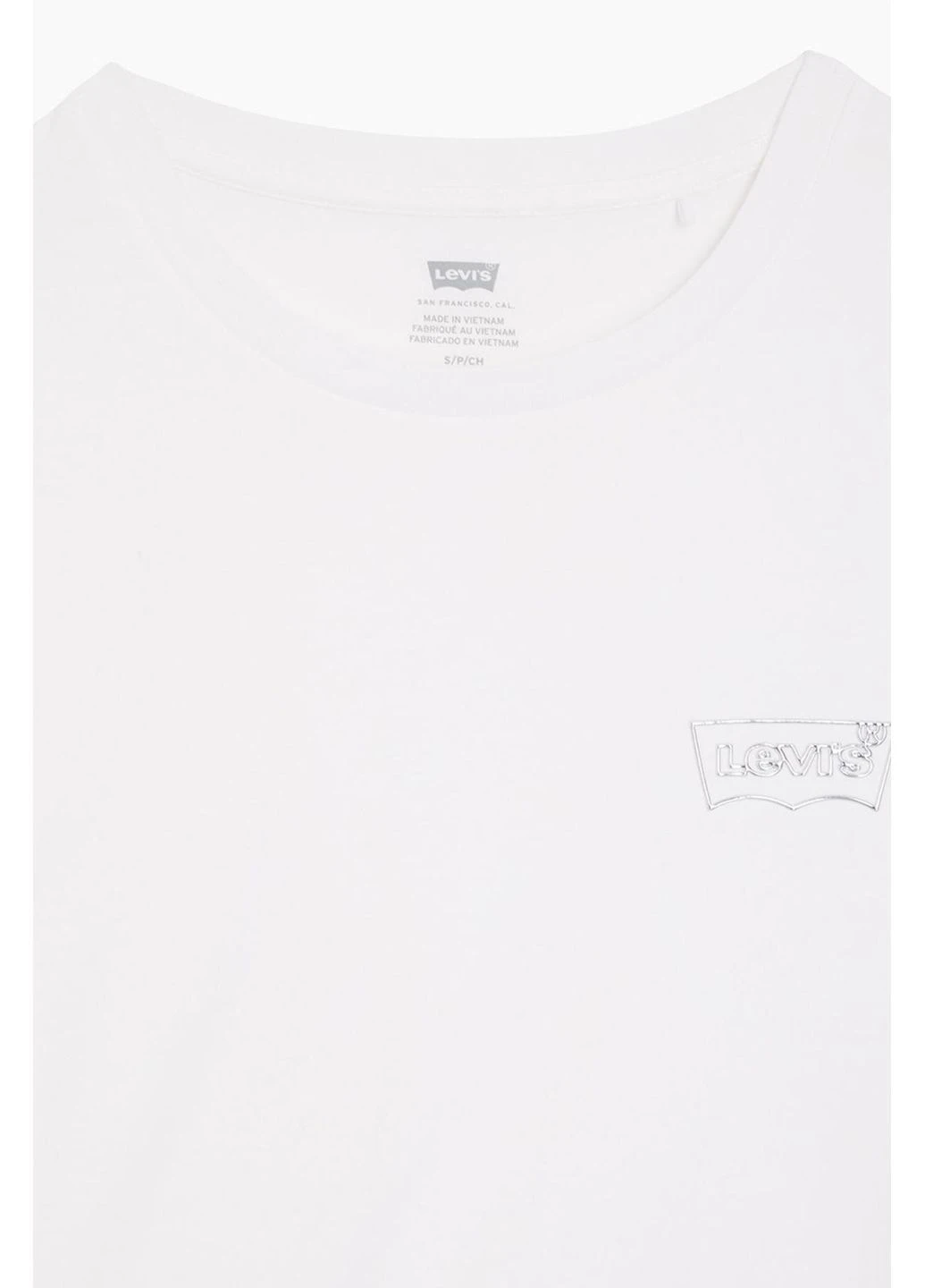 Стильная женская футболка Levis белая Levi's - (401275368)