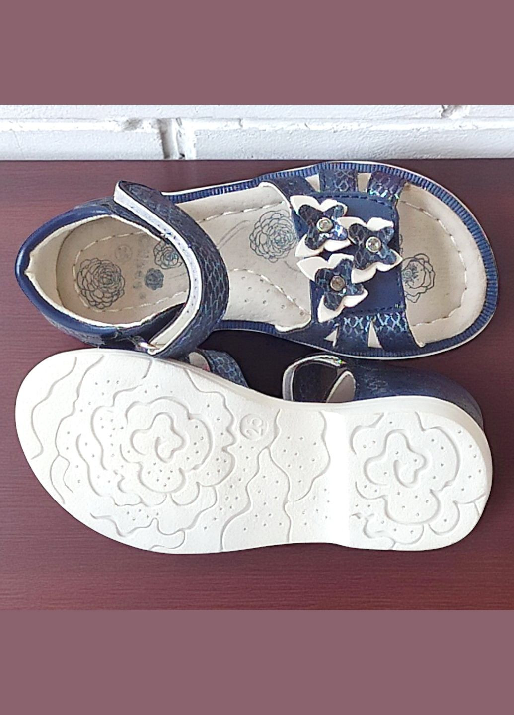 Ортопедичні босоніжки відкриті сандалії на липучках для дівчинки Клібі Clibee (333832219)