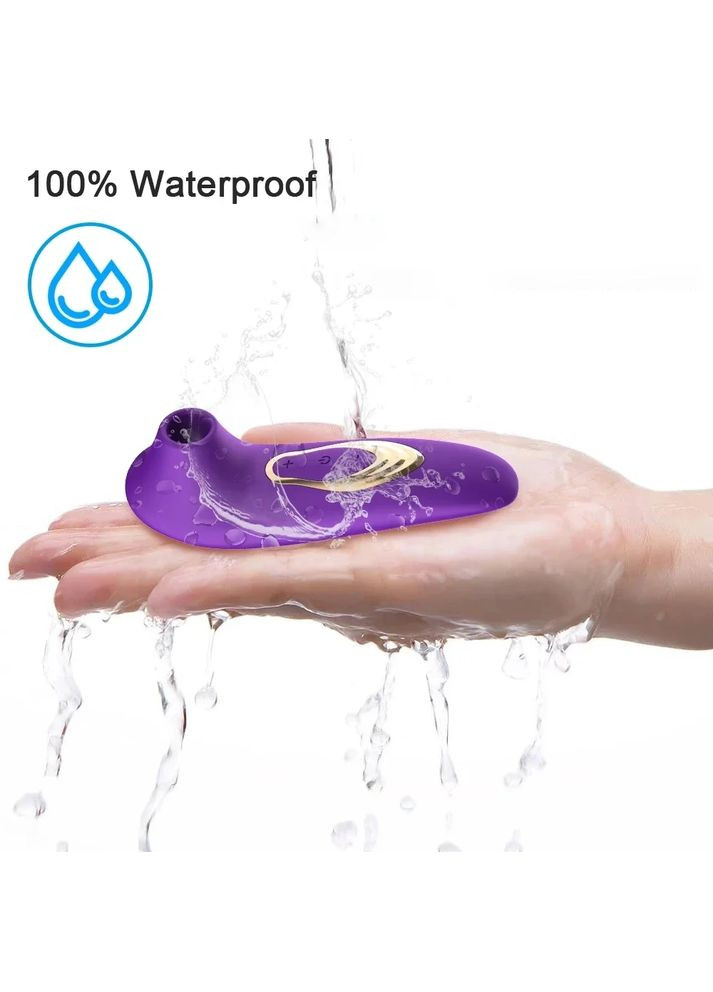 Вакуумный клиторальный вибратор для стимуляции клитора Violet фиолетовый STF (314860954)