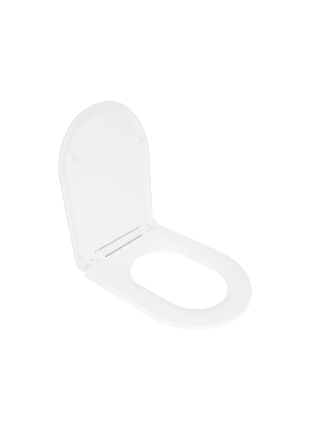 Сиденье для унитаза (Kolibri) 455×360×30 мм, White, с микролифтом Slim Duroplast, Quick Release Qtap QTST179W49488 (384151216)