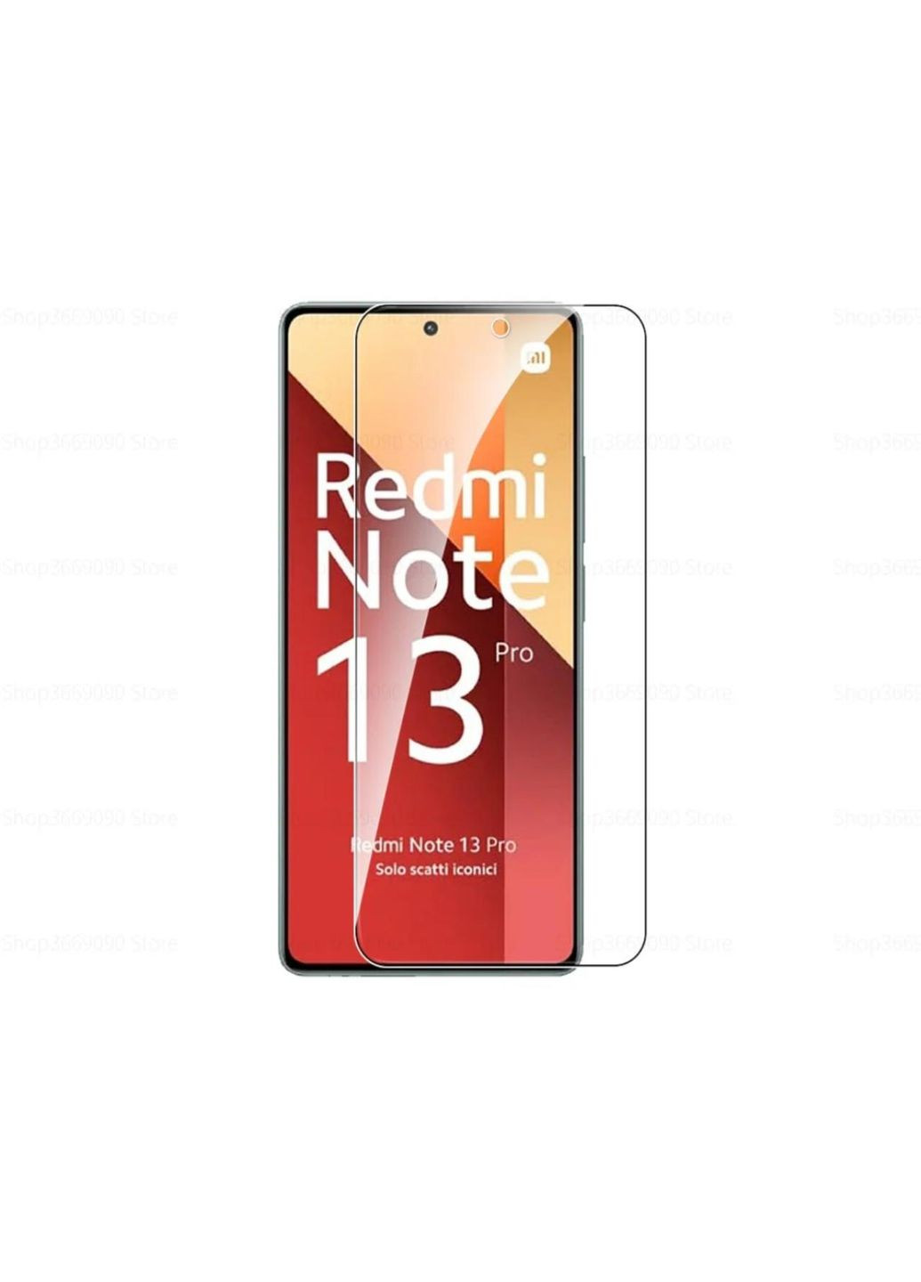 Закаленное защитное стекло на смартфон Redmi Note 13 Pro 5G / Прозрачное X-level (329881935)