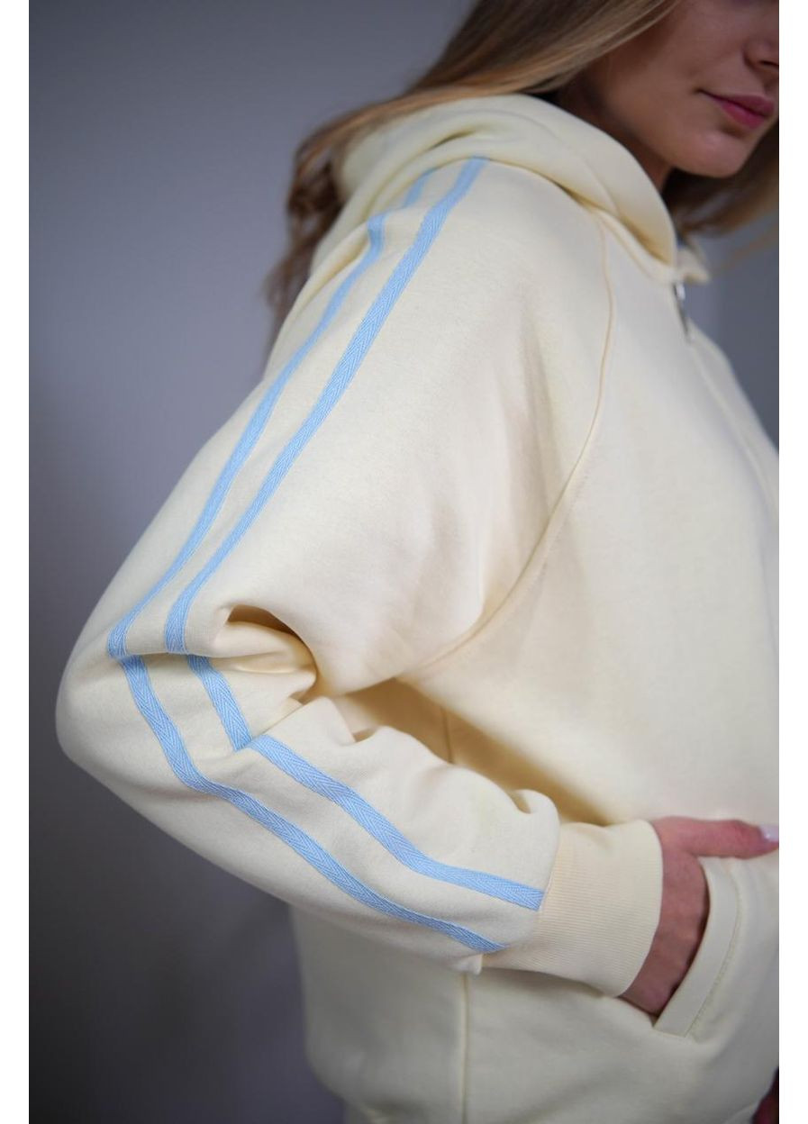 Женский костюм на замке с начесом светлый лимон (М208.4) UMON (363979526)