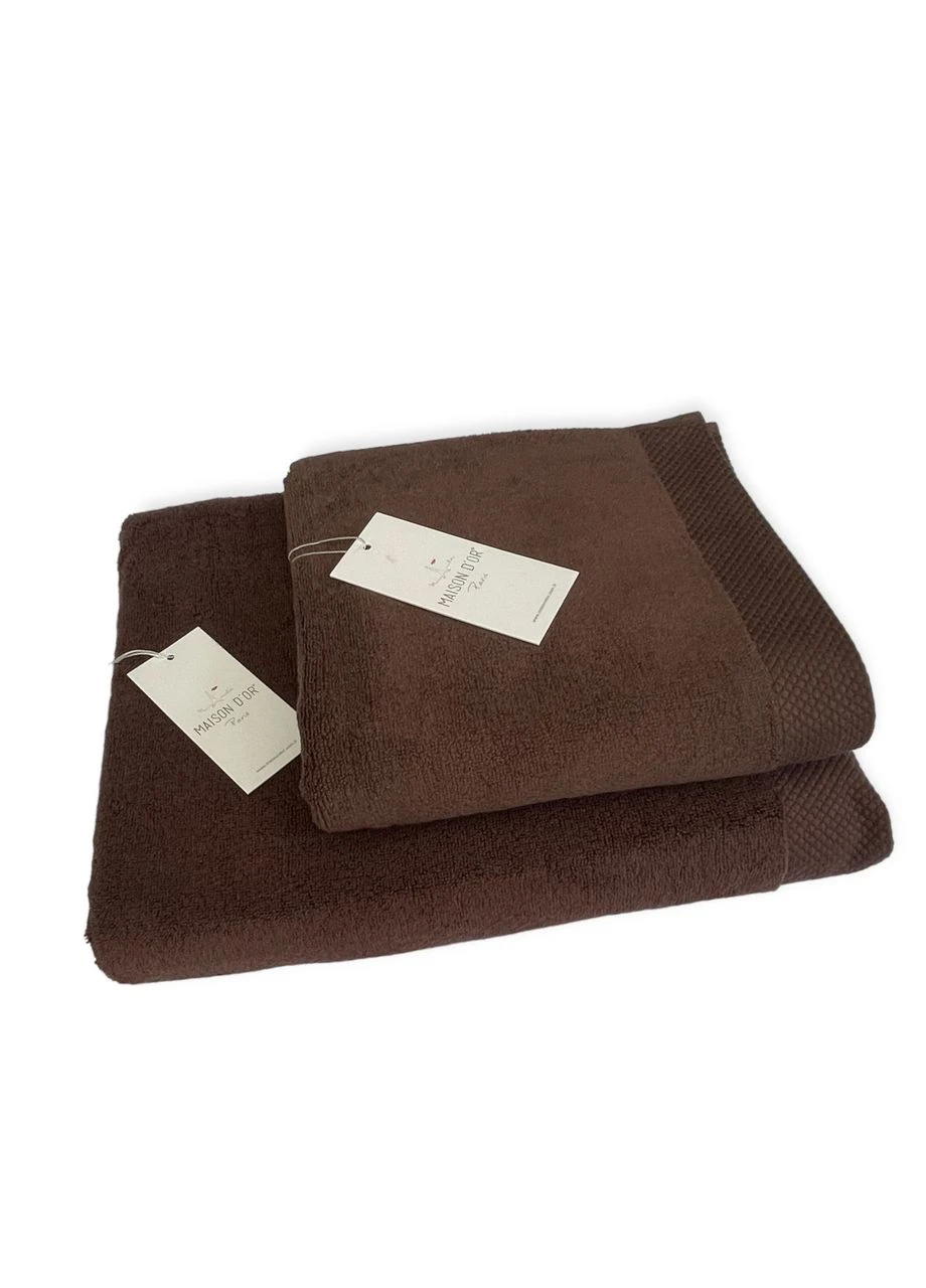 Рушник Maison Dor Artemis Brown мікрокоттон 50-100 см коричневе Maison D'or коричневий