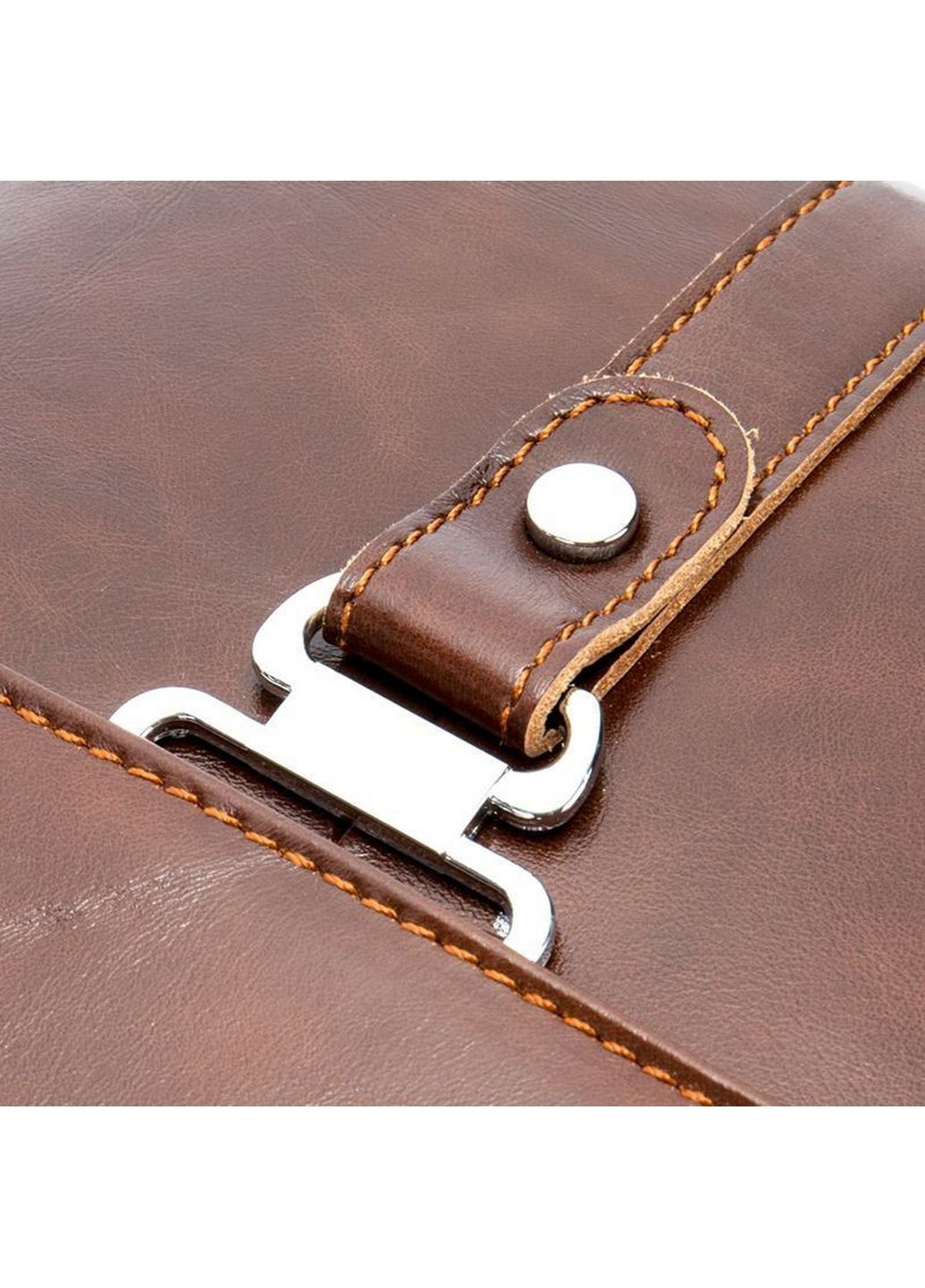 Чоловіча шкіряна сумка через плече 27х23х6 см Joynee (315874237)