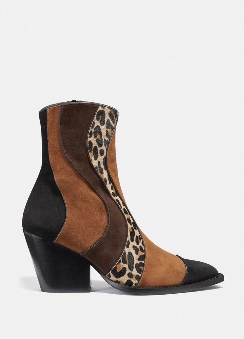 Комбинированные демисезонная ботинки Coach