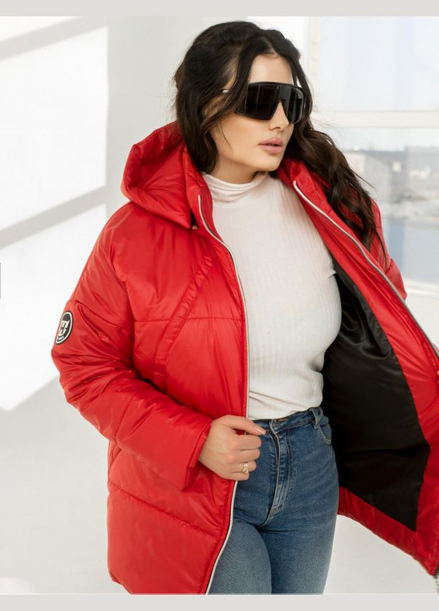 Красная демисезонная куртка Liton