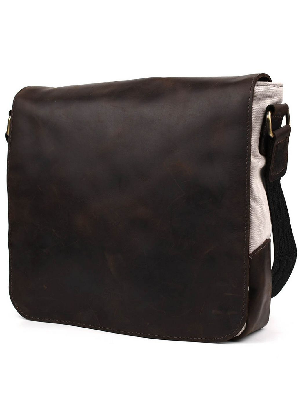 Мужская кожаная сумка через плечо 30х32х7,5 см TARWA (315871037)