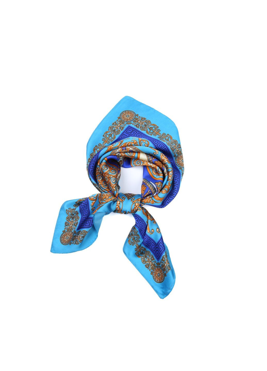 Платок женский с принтом атлас разноцветный ВИТЕРБО LuckyLOOK 747-586 (335077067)