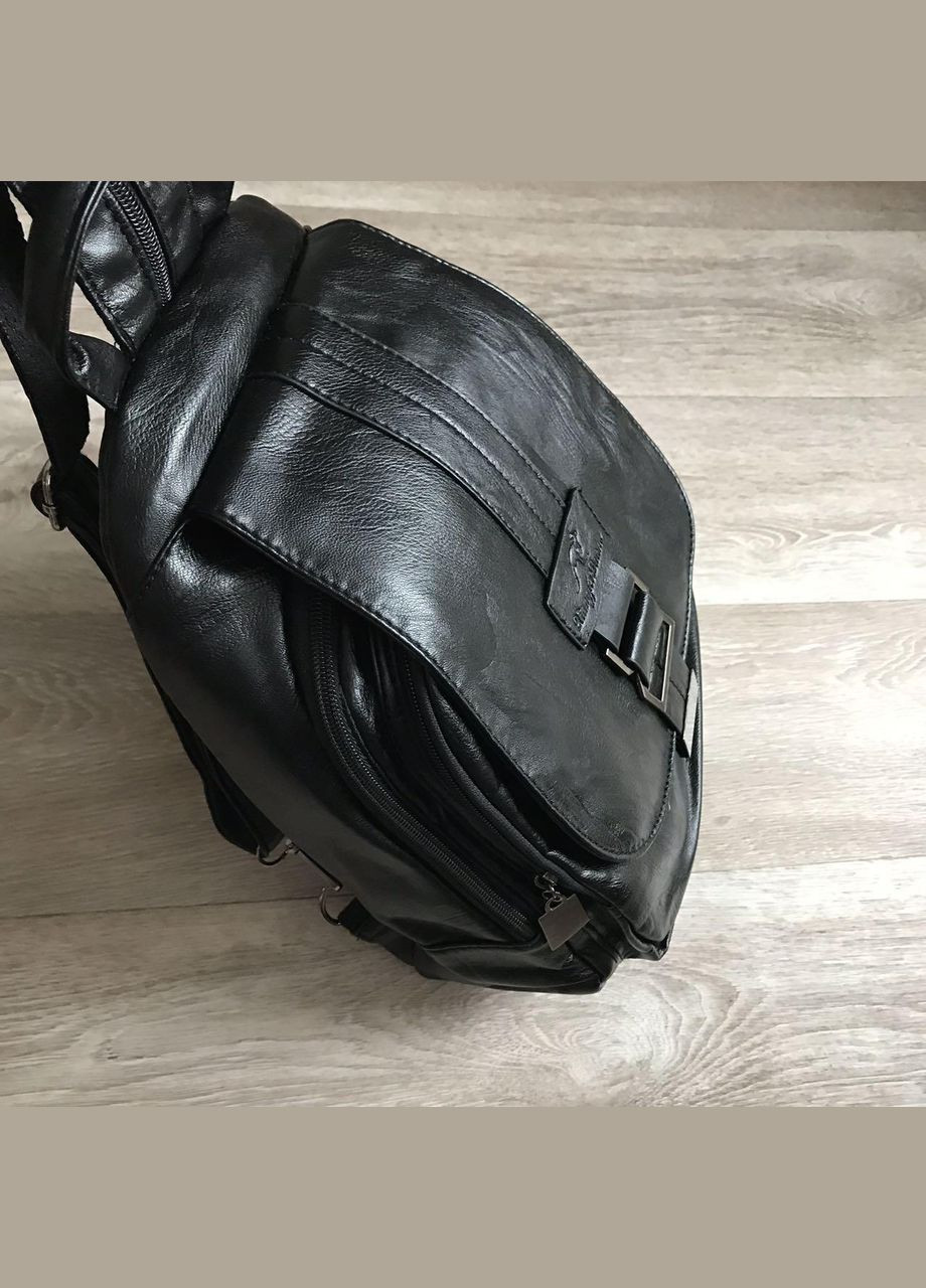 Женский рюкзак бананка Черный No Brand (301083244)