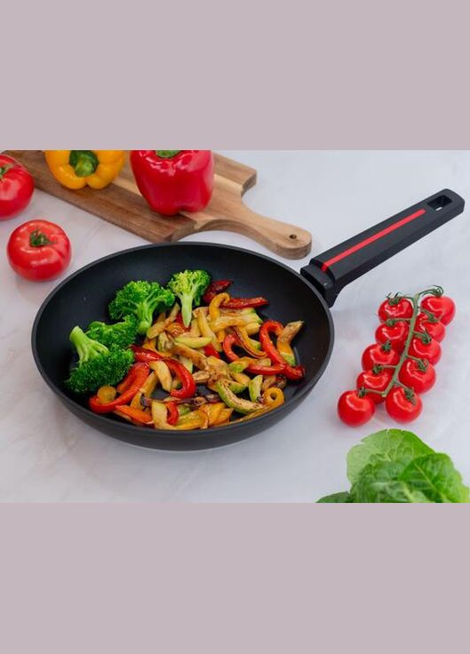 Сковорода MG-1173/26см/ИНДУКЦИЯ/2-слойное антипригар.кокр./индикатор нагрева Quick Fry Magio (324621205)