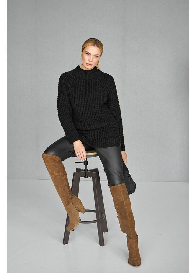 Черный свитер 2703 черный Triko Bakh
