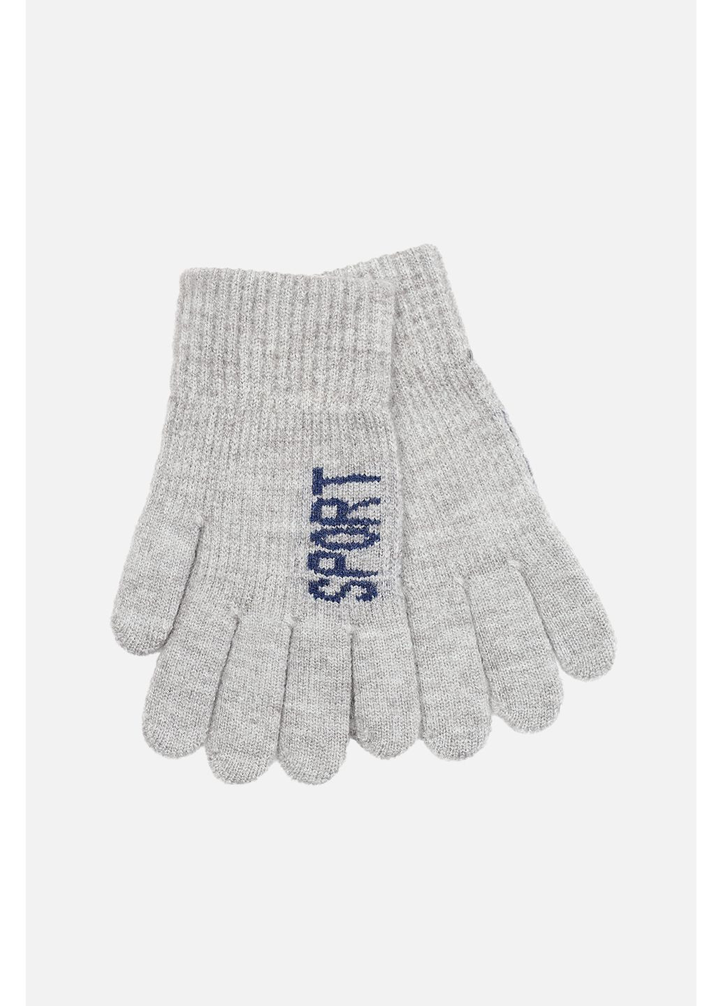 Перчатки для мальчика цвет серый CB-00285055 АТЮША (365795216)
