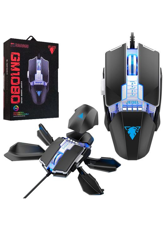 USB Мышь GM1080 игровая с подсветкой модульная Jedel (346512232)