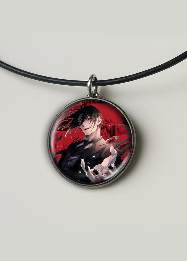 Набір підвіска (кулон) та брелок Аніме Темний дворецький #01 (подарунковий набір) No Brand (332633113)