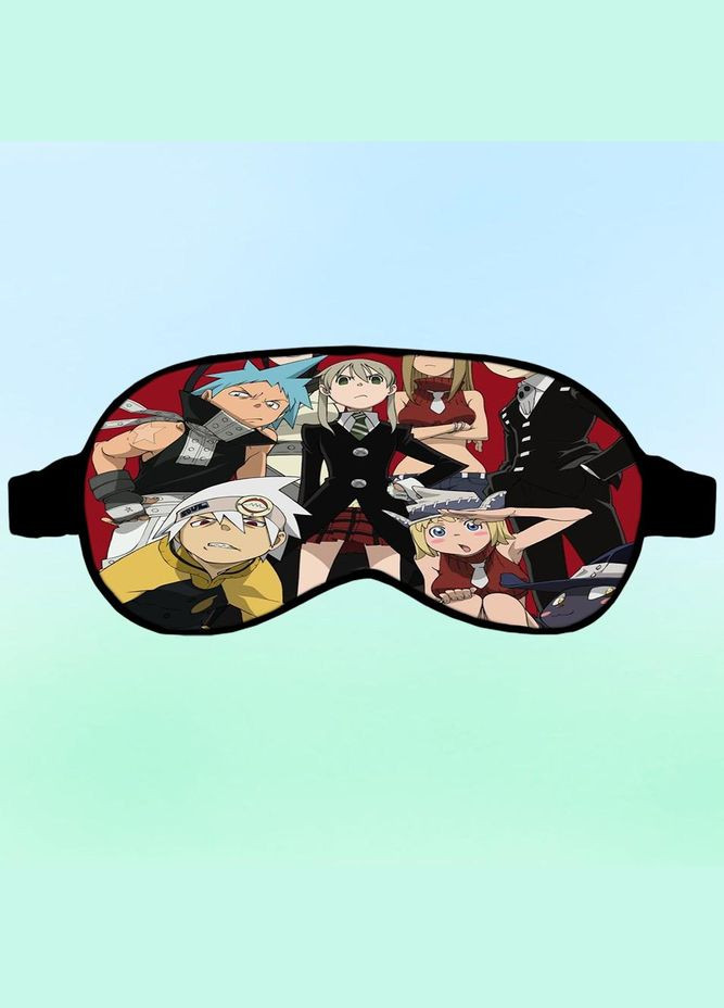 Маска для сна Аниме Пожиратель душ #0003 черная No Brand (315044698)