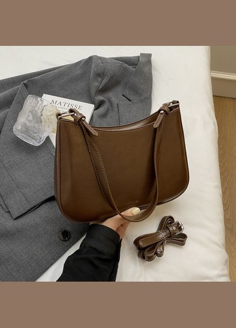 Жіноча класична сумка крос-боді 2661 через плече багет No Brand (344446636)