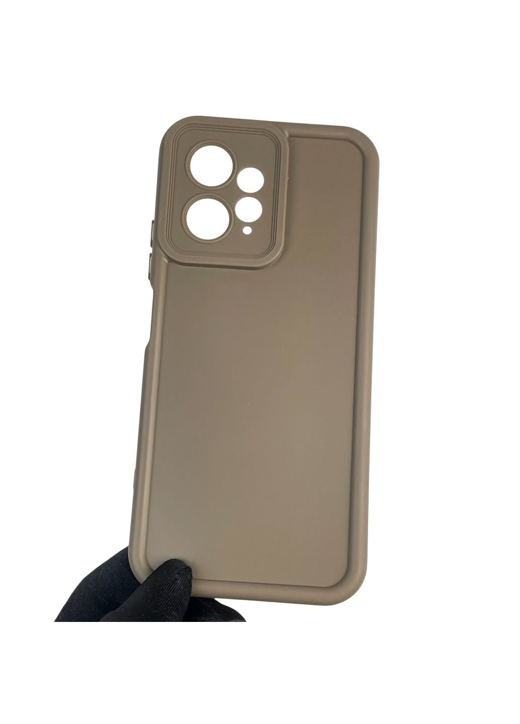 Чохол силіконовий Soft Touch для Redmi Note 12 4G коричневий (Повний захист камери) Xiaomi (366390454)