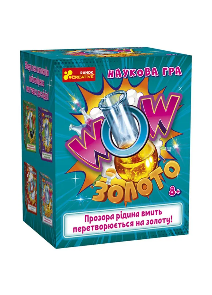 Детская научная игра WOW золото Ранок 10132103У на украинском языке Ranok Creative (365634388)