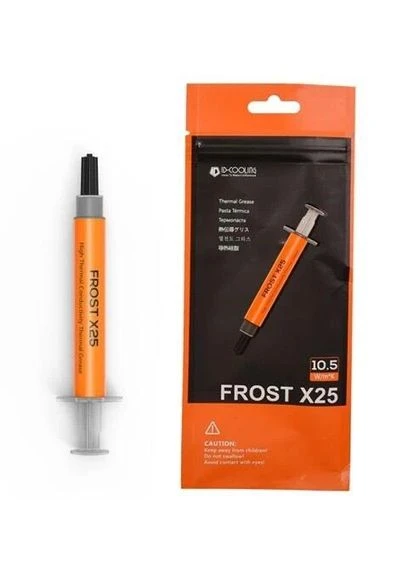 Термопаста FROST X25, 4 г, 10.5 Вт/мК, шприц, -40°C / +180°C FROST X25 4G ID-Cooling (395341547)