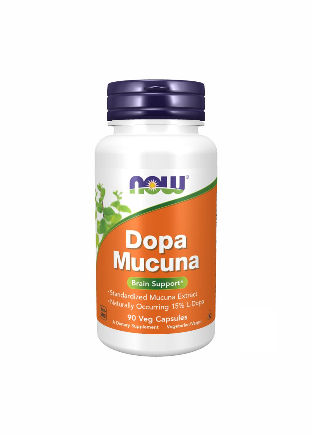 Капсулы для общего оздоровления Dopa Mucuna 90 капсул 15% L-Dopa Now Foods (367956723)