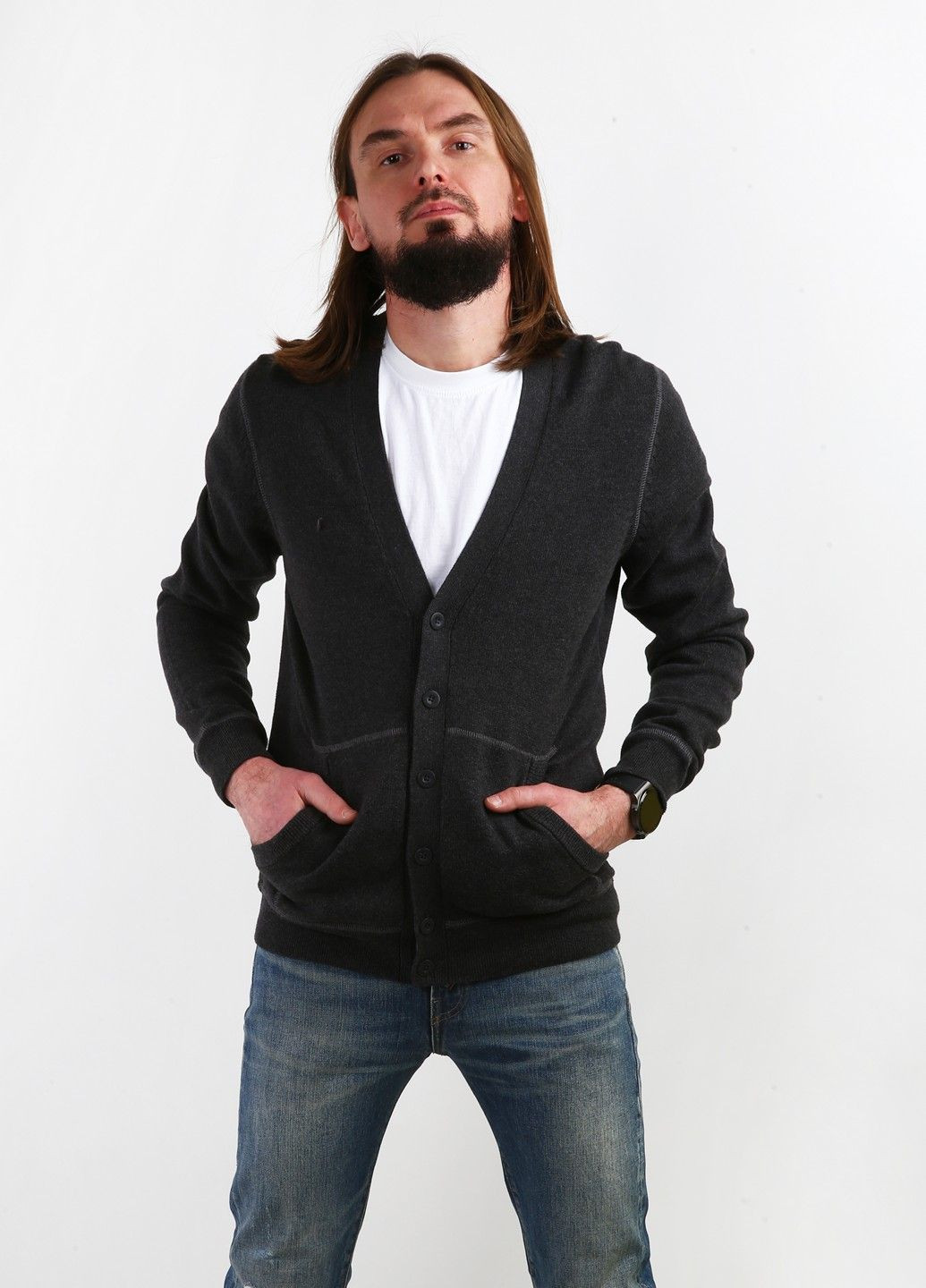 Серый демисезонный кардиган S.Oliver