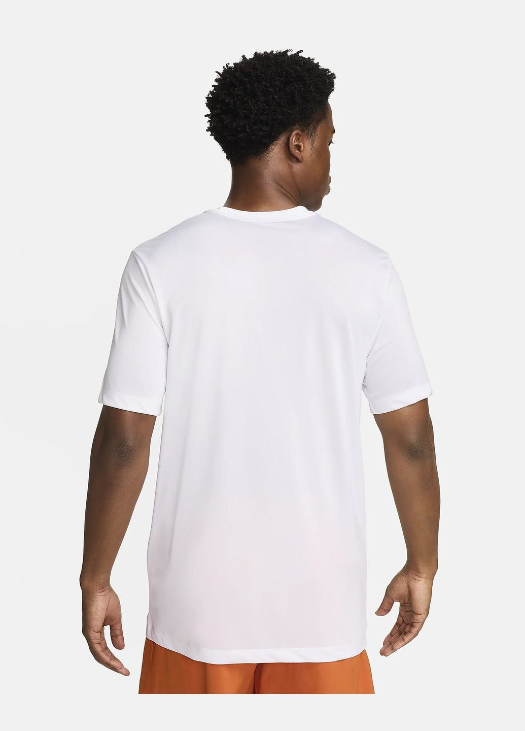 Белая мужская футболка dri-fit camo t-shirt fv8370-100 белая Nike