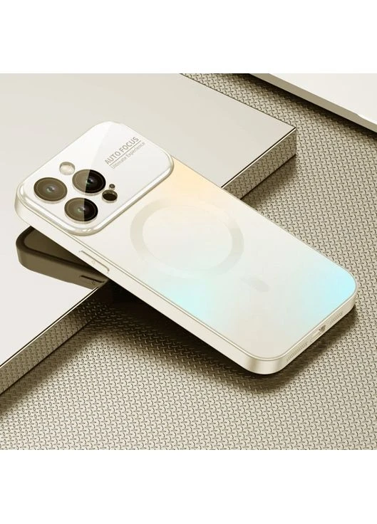 Чехол накладка Glass Slim Case with Magsafe для iPhone 13 Pro - золотой China (402268460)