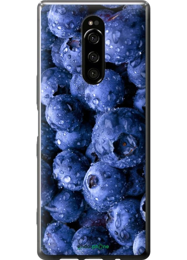 Чехол на Sony Xperia 1 J9110 Голубика "4459u-1760-70447" Endorphone (387704279)